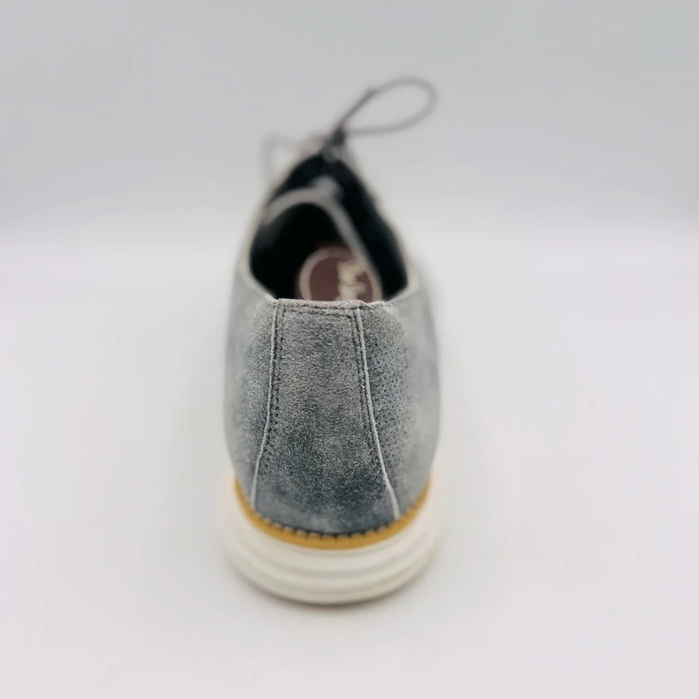 Cole Haan Grand.OS Original Gray Suede Oxford Shoes Men’s Size 11